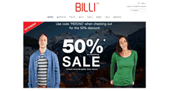 Desktop Screenshot of billitees.co.nz